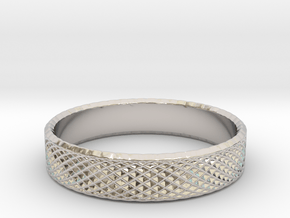 0219 Lissajous Figure Ring (Size11.5, 20.9 mm)#024 in Platinum