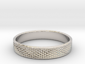 0225 Lissajous Figure Ring (Size14.5, 23.4 mm)#030 in Platinum