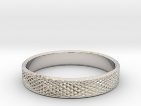 0227 Lissajous Figure Ring (Size15.5, 24.2 mm)#032 in Platinum