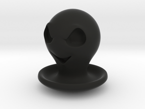 Halloween Character Hollowed Figurine: Evil Ghosty in Black Natural Versatile Plastic