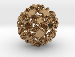 Multitudinous Möbius (2 in) in Polished Brass