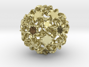 Multitudinous Möbius (2 in) in 18k Gold Plated Brass