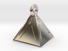 Limited Edition Sith Holocron Keychain in Rhodium Plated Brass
