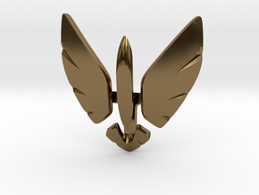 Eagle Jet Moded pendant in Polished Bronze
