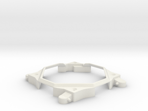 Eight-player-extension for Game "LoopingLouie" in White Natural Versatile Plastic