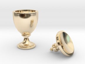 15th Century Oil Vase (5 inches tall) in 14K Yellow Gold