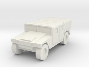 1/144 US Army M1035 canvas Humvee HMMWV Hummer H1 in White Natural Versatile Plastic