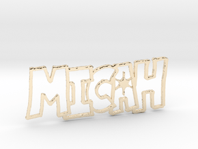 Micah Spark Tag in 14K Yellow Gold