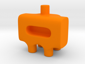Tiny Astronaut Ugly Friend in Orange Processed Versatile Plastic