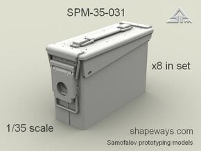 1/35 SPM-35-031  30.cal (7,62mm) ammobox in Clear Ultra Fine Detail Plastic