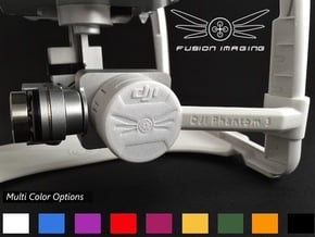 DJI Phantom 3 Gimbal Lock / Lens Cap in White Processed Versatile Plastic