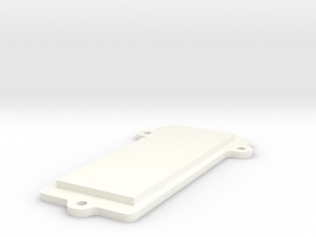DNA40 Big Screen Mounting Plate Clamp in White Processed Versatile Plastic