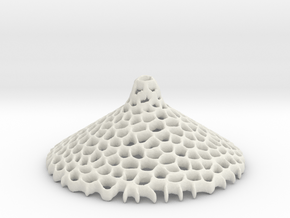 Cone 87mm in White Natural Versatile Plastic