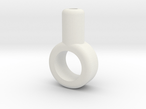 7mm motor mount in White Natural Versatile Plastic