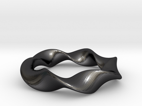 Amie Bracelet to suit 60mm Inner circle in Polished and Bronzed Black Steel