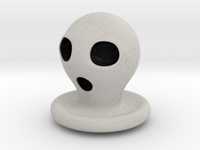 Halloween Character Hollowed Figurine: Ghosty in Full Color Sandstone