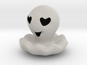 Halloween Character Hollowed Figurine:InloveGhosty in Full Color Sandstone