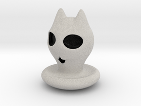 Halloween Character Hollowed Figurine: KittyGhosty in Full Color Sandstone