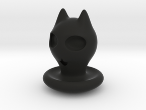 Halloween Character Hollowed Figurine: KittyGhosty in Black Natural Versatile Plastic