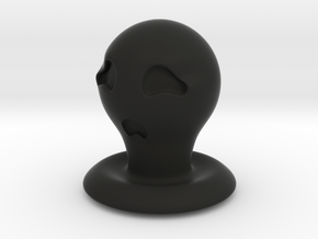Halloween Character Hollowed Figurine: CryGhosty in Black Natural Versatile Plastic