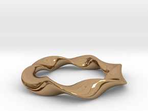 Amie Bracelet to suit 60mm hand (55mm inner circle in Polished Brass