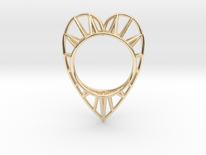 The Heart ring size 7 1/2 US  (17.75 mm) in 14K Yellow Gold