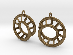 Ear-Rings-03 in Natural Bronze