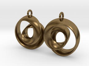 Ear-Rings-01 in Natural Bronze