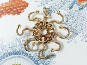 Discalia Jellyfish pendant in Natural Bronze