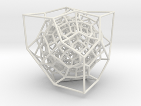Inversion of Diamond Lattice 2 in White Natural Versatile Plastic