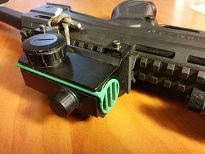 MP5 Scope Protector in Green Processed Versatile Plastic