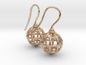 The2LittleGlobes in 14k Rose Gold Plated Brass