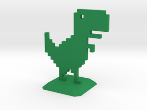 No Internet Dinosaur in Green Processed Versatile Plastic