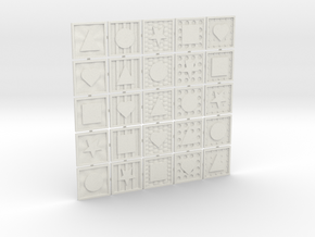 Take Two Shape And Texture Game For The Blind in White Natural Versatile Plastic