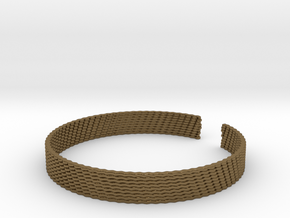 Weave Bangle (Medium) in Polished Bronze