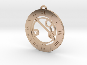 Abigail - Pendant in 14k Rose Gold Plated Brass