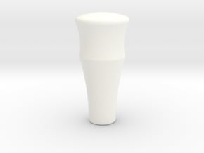 A90 Atlantic Gear Knob with BSF1/4 thread in White Processed Versatile Plastic