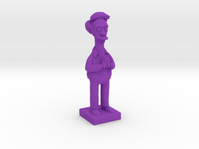 Apu from the Simpsons in Purple Processed Versatile Plastic