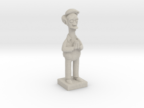 Apu from the Simpsons in Natural Sandstone