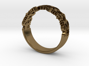 Decorative Ring 1 in Polished Bronze