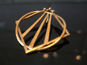 Awen Bard Pendant in Natural Bronze