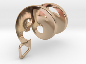 Quaver Note Spiral in 14k Rose Gold