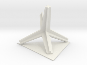 2015052605DaleStemenDesignTrimTripodTriangle1100 in White Natural Versatile Plastic