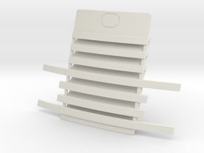 Grill-7S-1to24 in White Natural Versatile Plastic