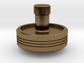 Spinning Top in Polished Bronze