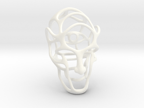 Inner Vision pendant in White Processed Versatile Plastic