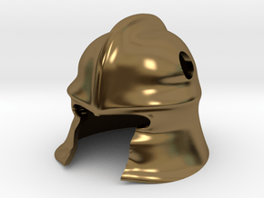 Knight Helm in Polished Bronze