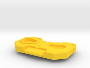 The Inquisitor's Chest Plate in Yellow Processed Versatile Plastic