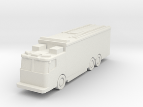 1:285 Ferrara Rescue FDNY configuration in White Natural Versatile Plastic: 6mm