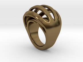 RING CRAZY 27 - ITALIAN SIZE 27  in Polished Bronze